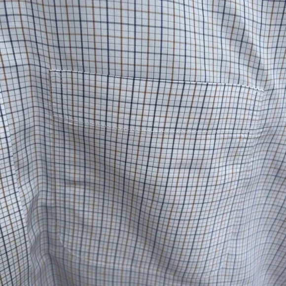 Roundtree Yorke Gold Label Mens Non Iron Long Sleeve Button Down Shirt 16/33 A-3 - Picture 5 of 5